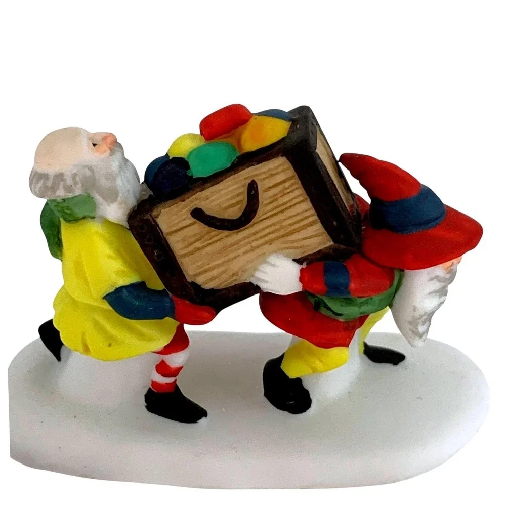 Vintage Dept 56 Toymaker‎ Elves Accessory Set Taiwan Heritage Village Christmas